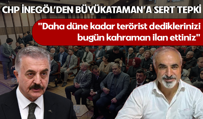 CHP İnegöl'den Büyükataman'da sert tepki