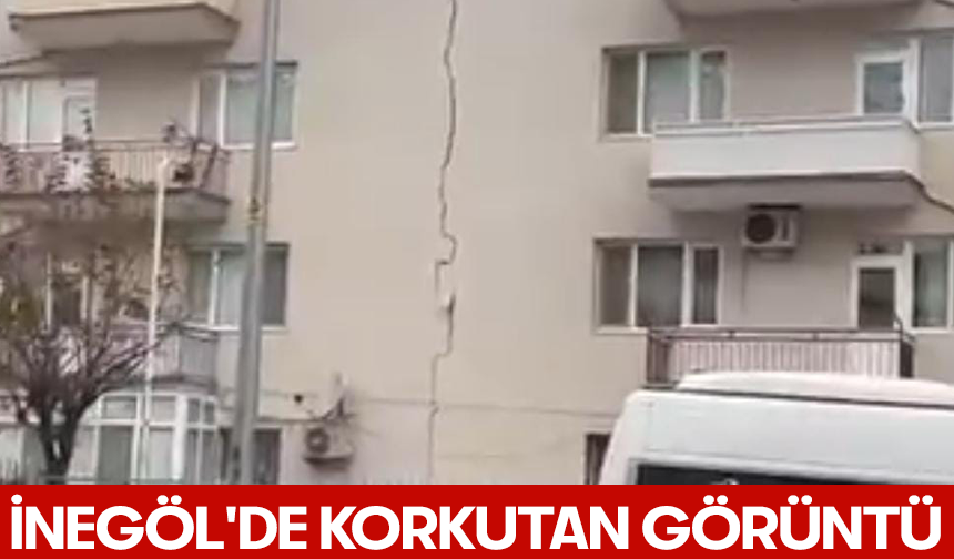 İnegöl'de korkutan görüntü