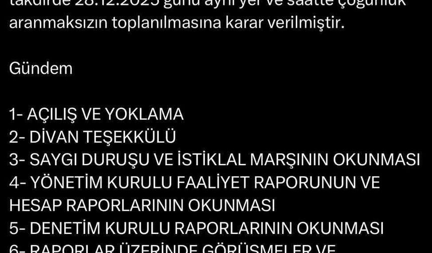 Muhammet Kıratlı’nın istifası sonrası Sakaryaspor’da kongre süreci başladı