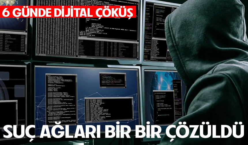 Siber suçlara büyük darbe: 6 günde 301 şüpheli gözaltında