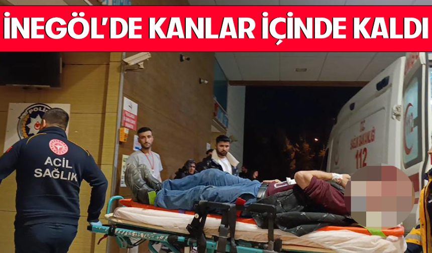 İnegöl'de kanlar içinde kaldı