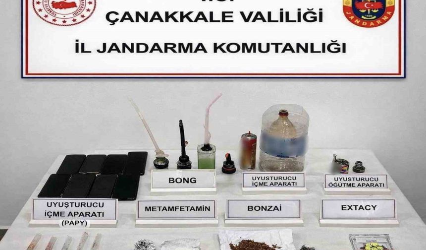 Çanakkale'de uyuşturucu operasyonu: 28 şüpheli yakalandı