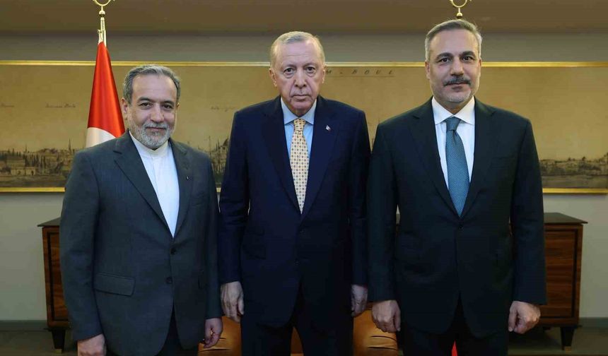 Cumhurbaşkanı Erdoğan, İran Dışişleri Bakanı Arakçi'yi kabul etti