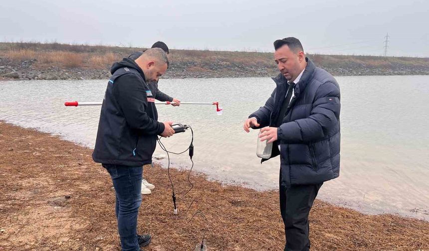 Tekirdağ'da gölette toplu balık ölümleri: Sudan numune alındı