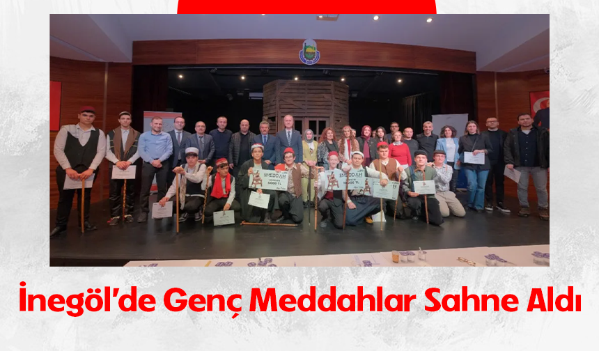 İnegöl’de Genç Meddahlar Sahne Aldı