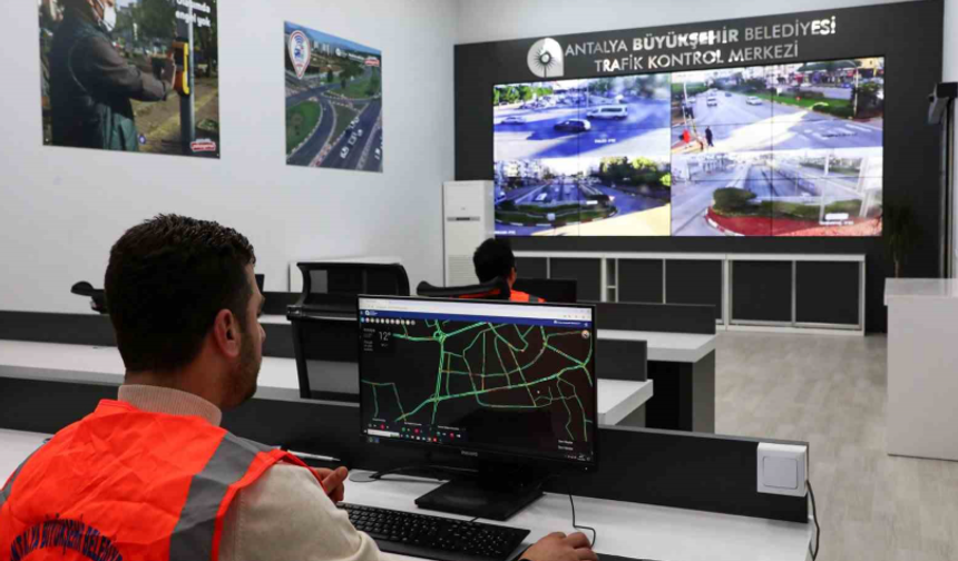 Antalya trafiği 7/24 takip altında