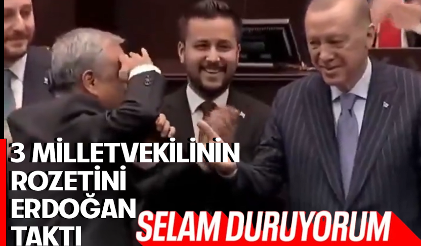 3 milletvekili daha AK Parti'ye katıldı!