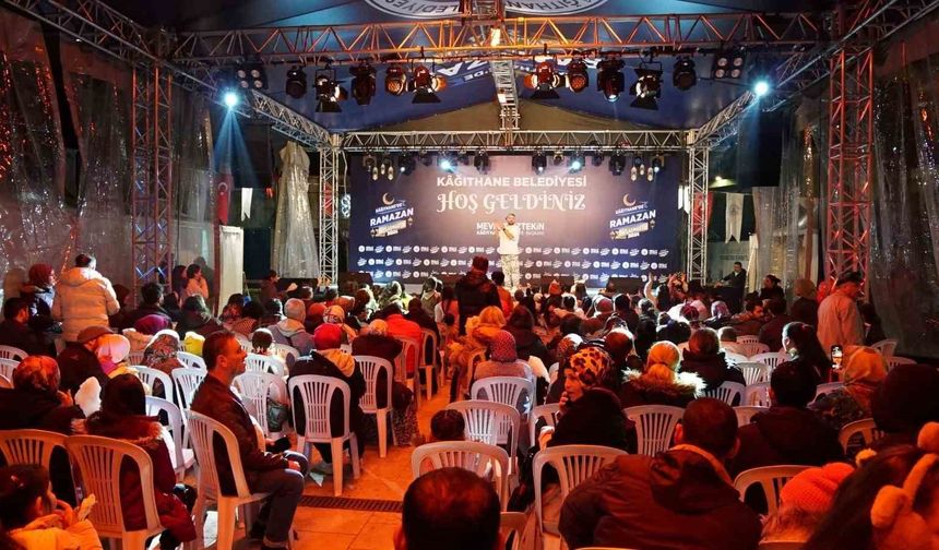 Kağıthane'de Ramazan'ın manevi iklimi meydana taşınıyor