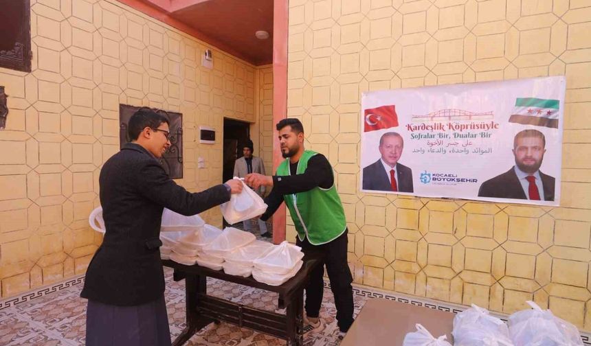 Suriye Rakka'da iftar bereketi