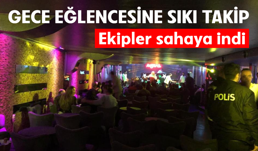 Bursa Nilüfer'de gece mekanlarına sıkı denetim