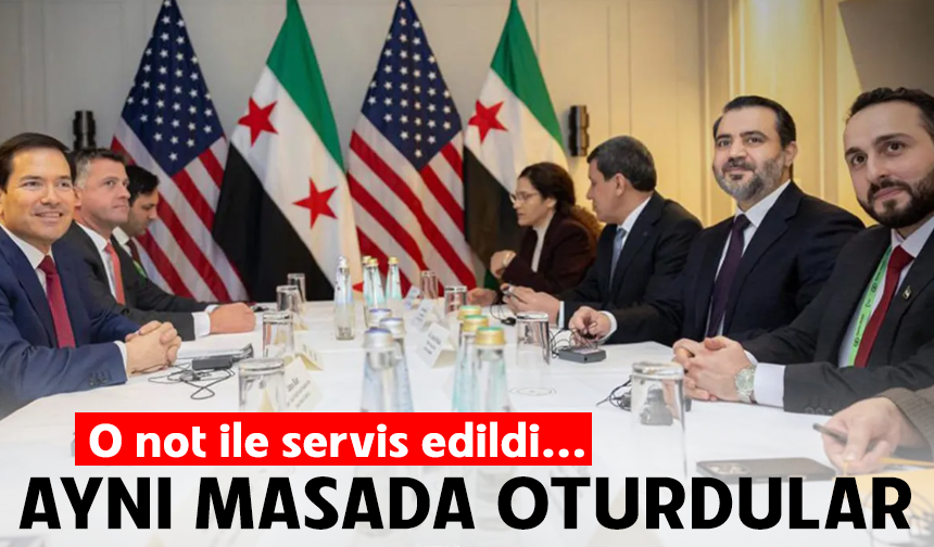 Suriye için 'yeni bir başlangıç' fotoğrafı! Masada Mazlum Abdi de var