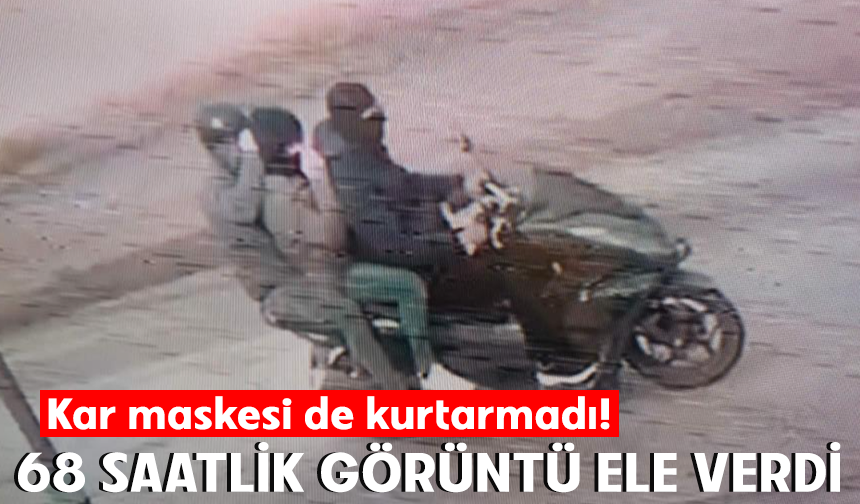 Bursa İznik'te motosikletli maskeli hırsızlar 68 saatlik kamera incelemesiyle yakalandı