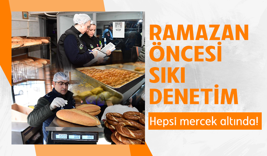 Osmangazi Belediyesi’nden fırınlara ve tatlıcılara Ramazan denetimi
