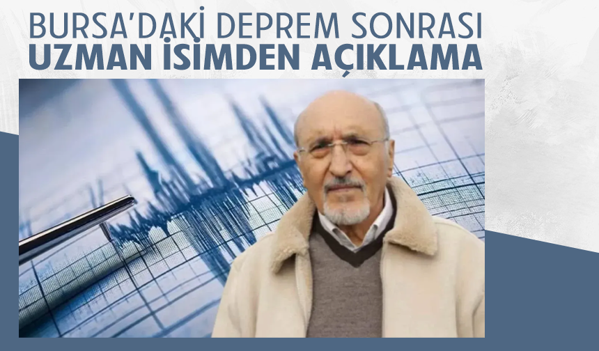 Bursa Mustafakemalpaşa'daki depremin ardından uzman isimden açıklama: "Şu an panik yok"