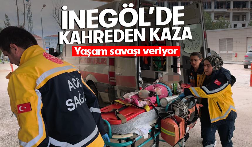 Bursa İnegöl'de kahreden kaza
