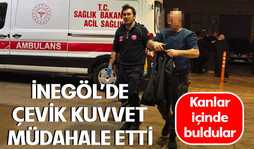 Bursa İnegöl'de makasla darp edildi!