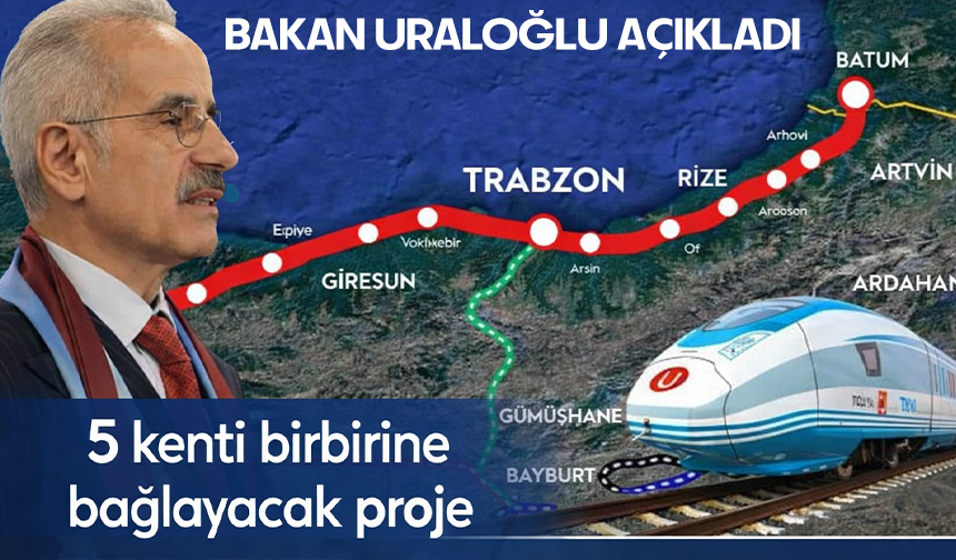 Bu proje 5 kenti birbirine bağlayacak