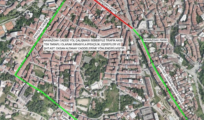 Bursa Yıldırım'da trafik düzenlemesi