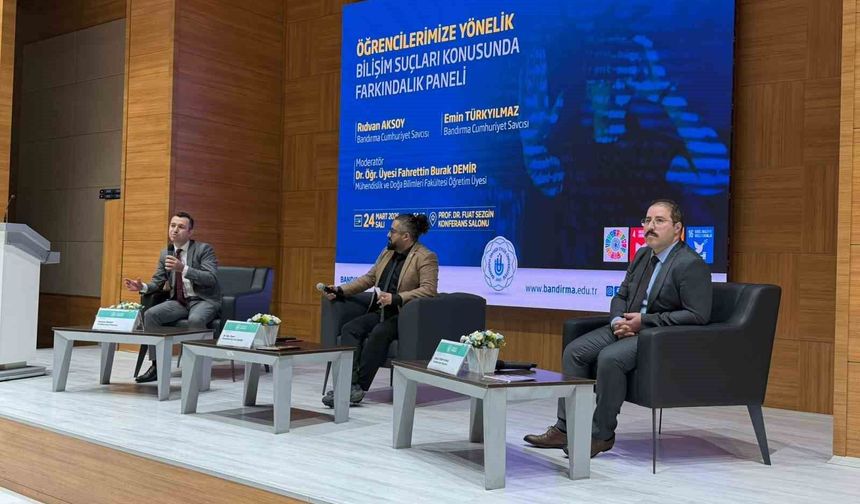 Bandırma'da bilişim suçları paneli düzenlendi