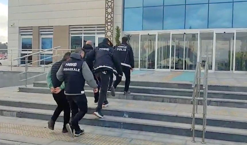 Çanakkale'de narkotik operasyonu: 5 tutuklama