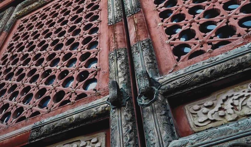 Dünyanın kapıları Bursa'daki hastanenin koridoruna açıldı