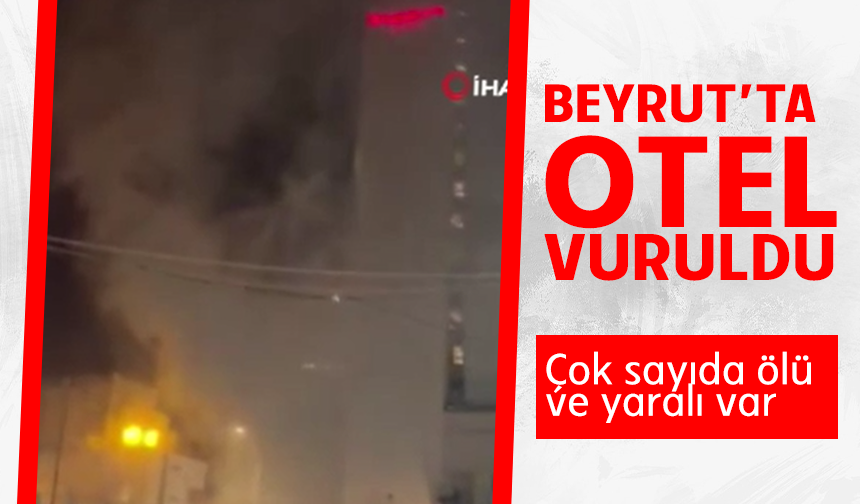 İsrail Beyrut'taki bir otel binasını vurdu: 4 ölü, 10 yaralı