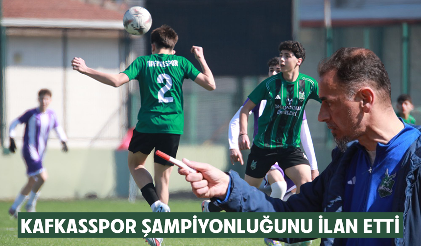 Kafkasspor şampiyonluğunu ilan etti