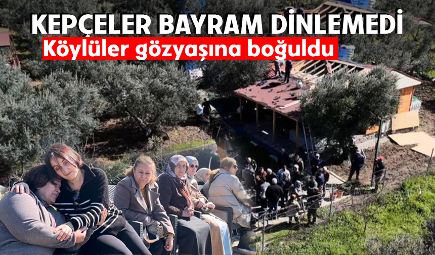 Bursa Mudanya'da bayram arifesinde evlerine yıkım ekibi gelince belediye başkanına beddua yağdırdı