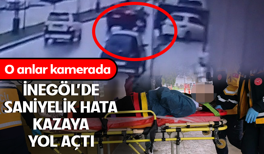 İnegöl’de motosiklet ile cip çarpıştı: 1 yaralı