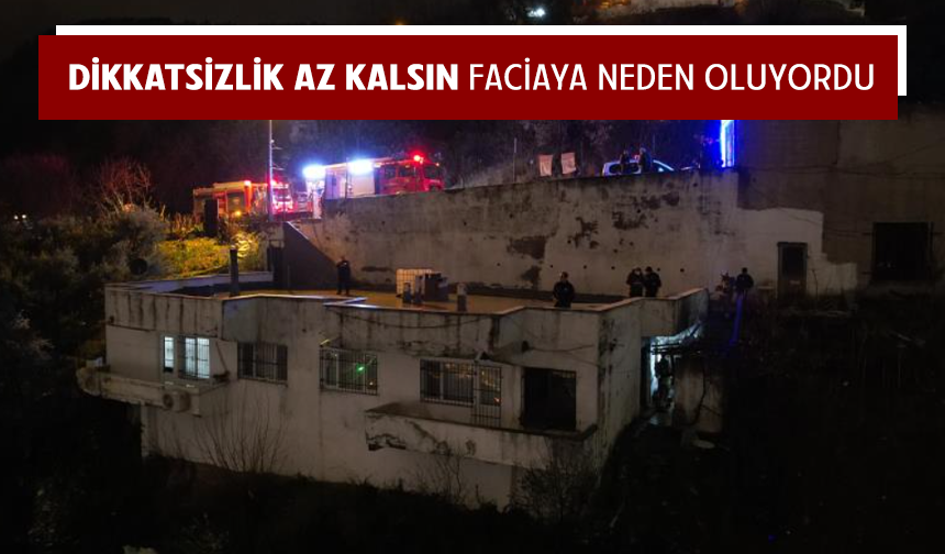 Bursa Osmangazi'de dikkatsizlik az kalsın faciaya neden oluyordu