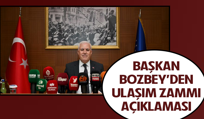 Mustafa Bozbey'den ulaşım zammı açıklaması!