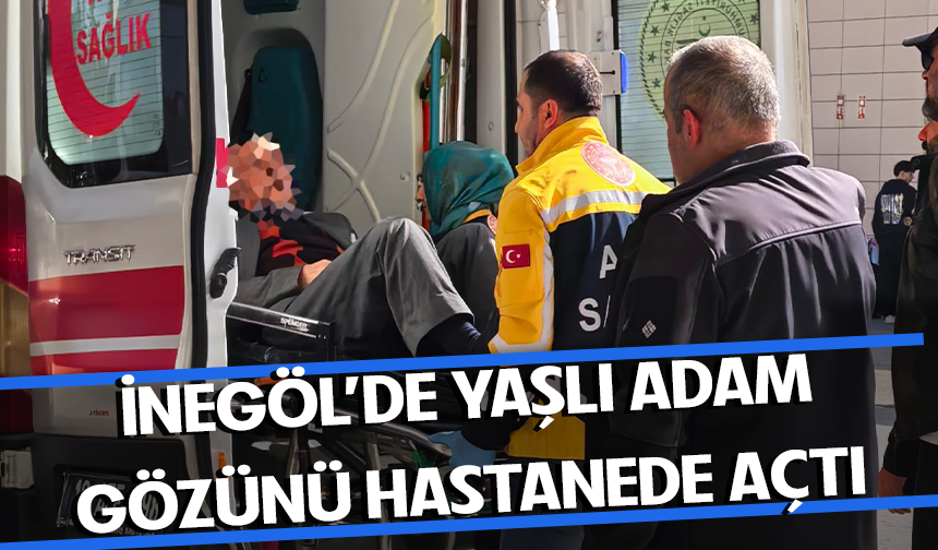 Bursa İnegöl'de yaşlı adama motosiklet çarptı