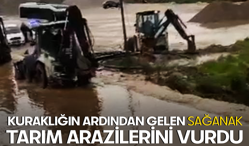 Bursa'da kuraklığın ardından gelen sağanak İznik'i vurdu