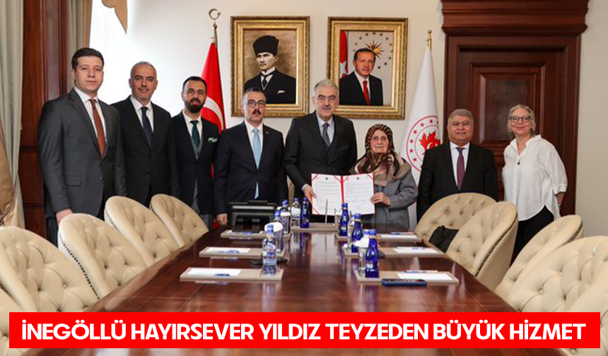 İnegöllü hayırsever Yıldız Teyzeden büyük hizmet