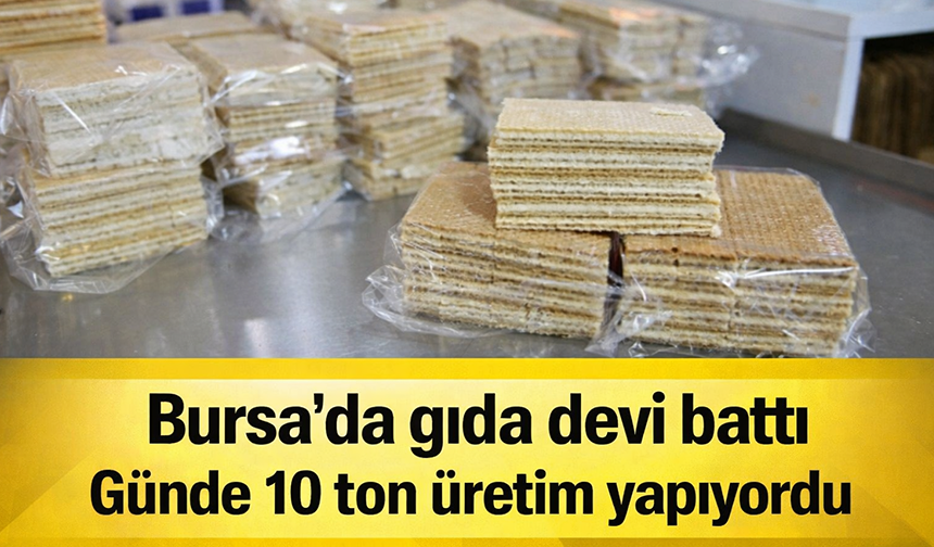 Günde 10 ton üretim yapıyordu: Gofret devi iflas etti