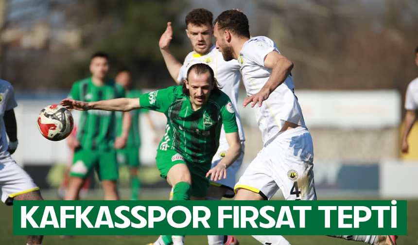 Kafkasspor fırsat tepti