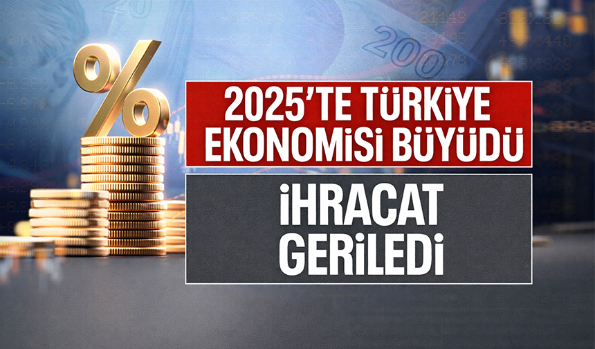 Türkiye ekonomisi 2025’te yüzde 3,6 büyüdü