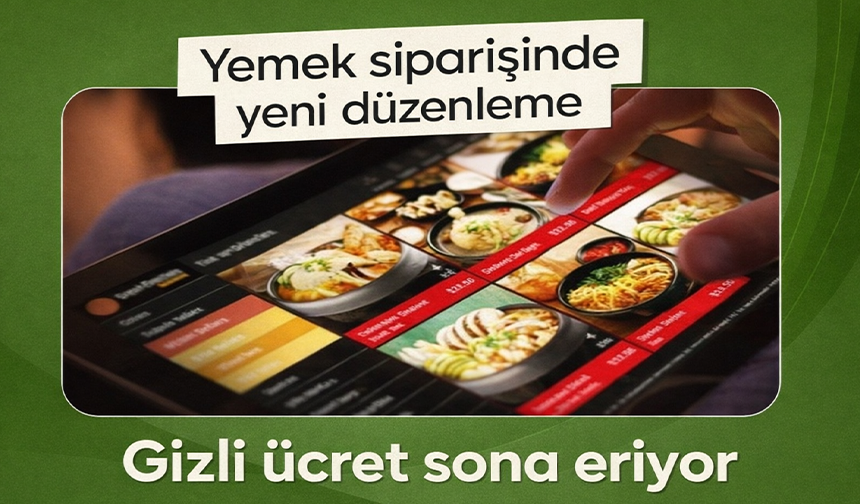Yemek siparişinde yeni düzenleme: Gizli ücret sona eriyor