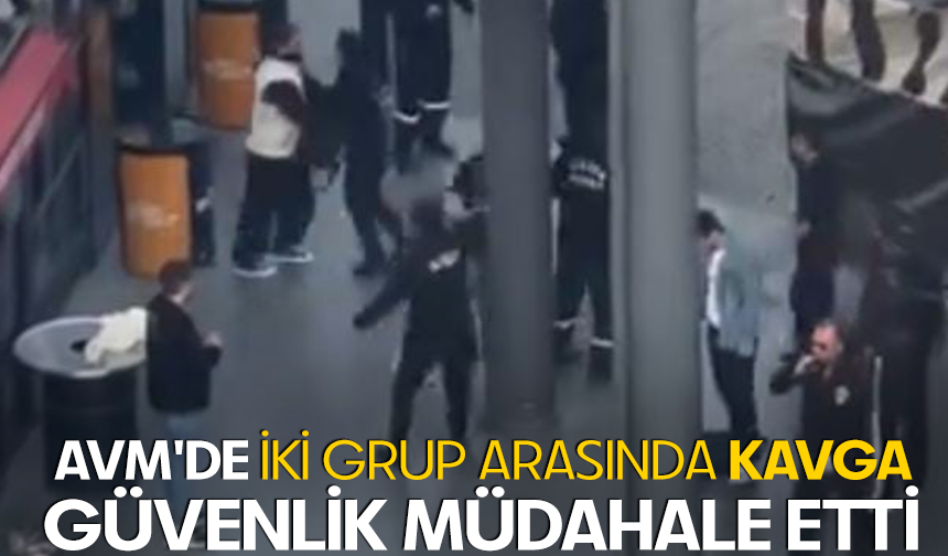 Bursa Nilüfer'de AVM'de iki grup arasında kavga