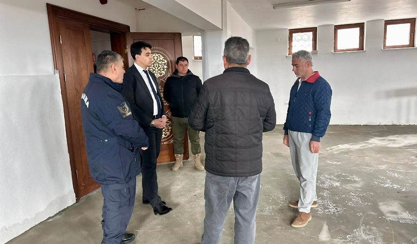 Günyurdu köyü camisinde restorasyon ve bakım çalışmaları