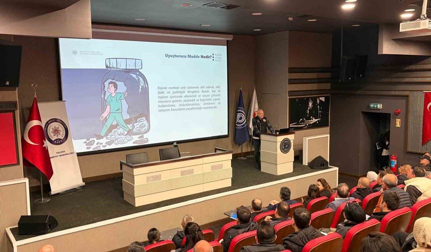 Yalova'da özel güvenliklere NARKOKAAN Eğitimi