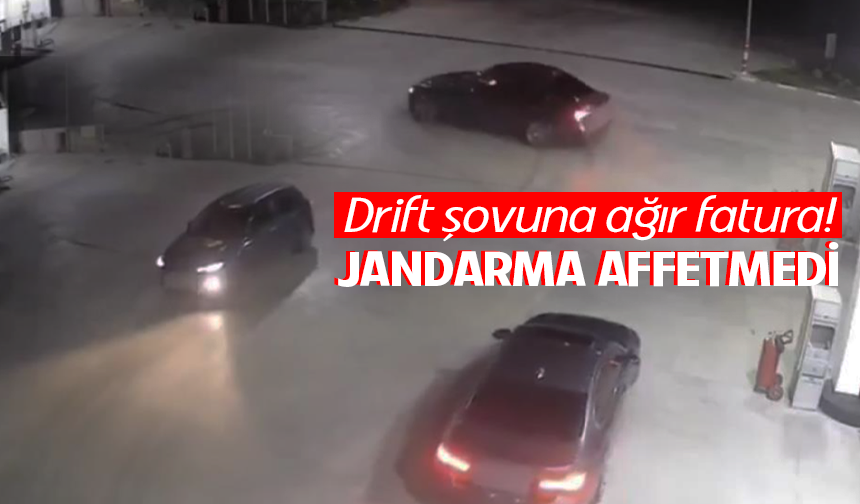 Bursa Osmangazi'de drift yapan sürücüye 140 bin TL ceza