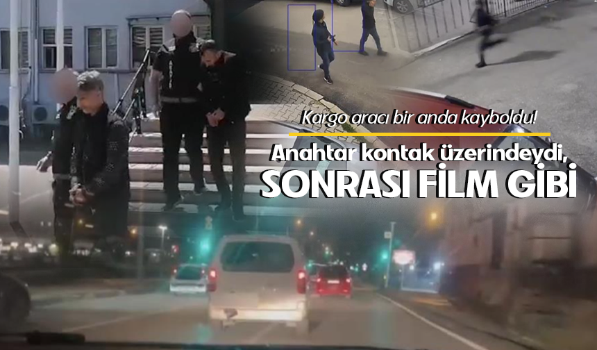 Bursa Yıldırım'da kargo aracını çaldılar, 'dur' ikazına uymayıp kaçtılar