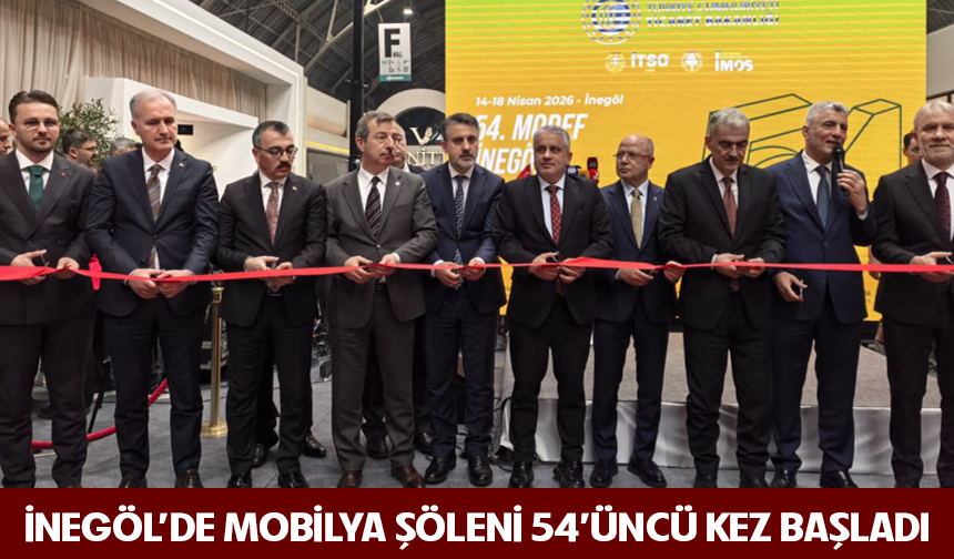 İnegöl'de mobilya şöleni 54'üncü kez başladı