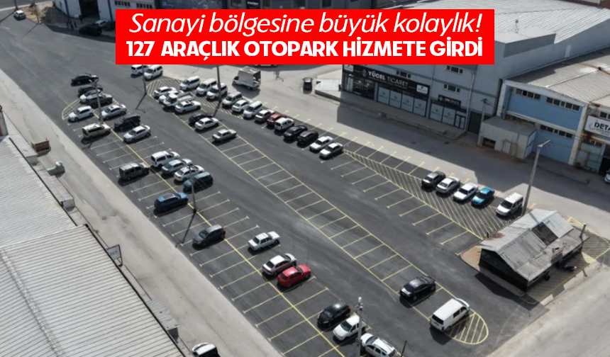 İnegöl Belediyesi’nden Ağaç İşleri Sanayisine 127 Araçlık Ücretsiz Otopark