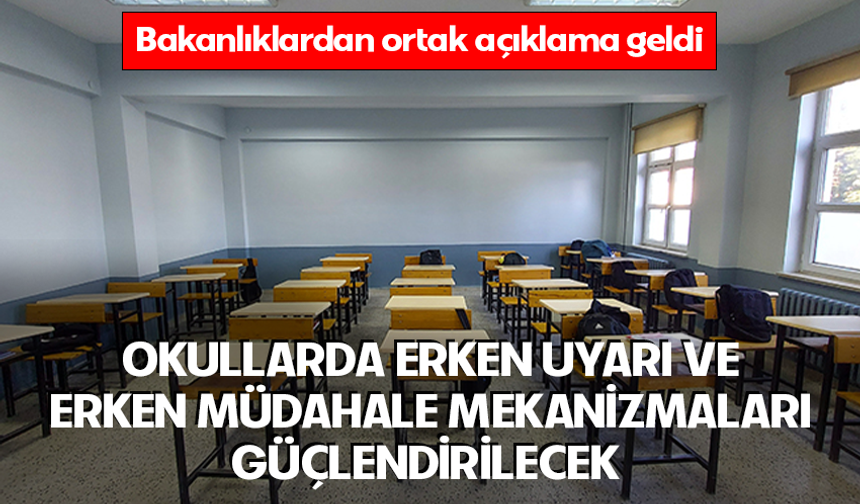 Okul saldırıları sonrası bakanlıklardan ortak açıklama!
