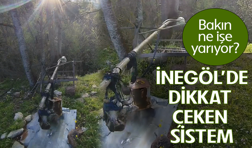 Bursa İnegöl'de dikkat çeken sistem! Bakın ne işe yarıyor?