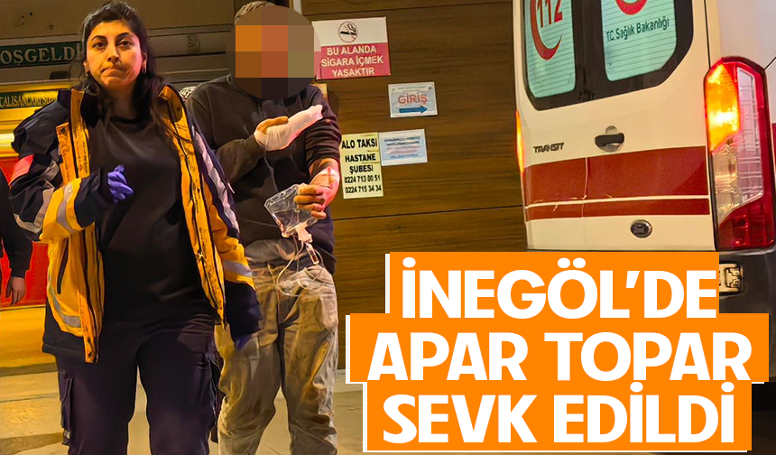 Bursa İnegöl'de elini yem karma makinesine kaptırdı!