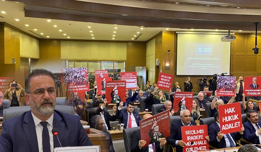Bursa'da yeni dönem başladı! Bozbey tartışması meclise damga vurdu