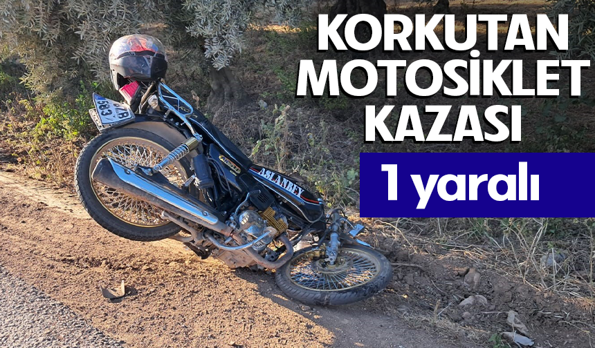 Bursa'da motosiklet kazası ucuz atlatıldı: 1 yaralı